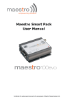 Maestro Smart Pack User Manual
