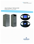 Liebert Challenger™ 3000 with iCOM Installation Manual - 3