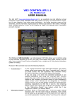 VB3 CONTROLLER 1.1 USER MANUAL