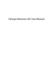 Chung`s Retractor 201 User Manual