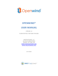 OPENWIND® USER MANUAL - AWS Software
