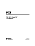 PXI-1025 MegaPAC (TM) User Manual