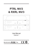 PTRL NV/3 & RXRL NV/3 - RVR Elettronica SpA Documentation