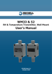 WM33 & 52 User`s Manual