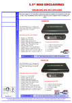 3.5” HDD ENCLOSURES