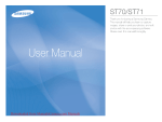 Samsung ST71 User`s Manual