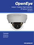 Camera Indoor / Outdoor High Definition IP Dome