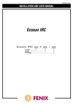 Installation and user manual Ecosun IRC