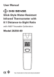 User Manual Stick-Style Water-Resistant Infrared - Cole