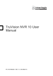 TruVision NVR 10 User Manual - Utcfssecurityproductspages.eu