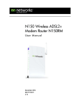 On Networks N150 WiFi Router(N150R) User Manual