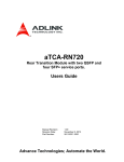 aTCA-RN720 RTM User`s Manual