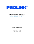 Prolink Hurricane-5305G Manual