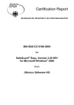 Certification Report BSI-DSZ-CC-0186-2004