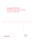 Keysight M9188A PXI D/A Converter 16-Bit, 0-30 V, 0