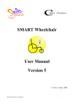 SMART Wheelchair User Manual Version 5