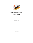 SOHO Business Cards™ User`s Guide