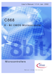 Infineon C868 User`s Manual