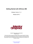 Getting Started with ADVance MS