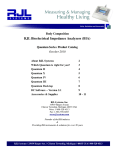 RJL Bioelectrical Impedance Analyzers (BIA)