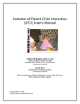 IPCI User Manual - (IGDIs) for Infants & Toddlers
