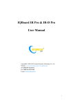 IQBoard IR Manual - Media Scene Technology