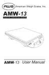 AMW-13 (13lbx0.1oz) - User Manual