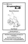 Manual Wheelchair User Manual