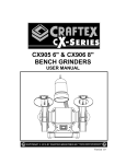 CX905 6" & CX906 8" BENCH GRINDERS