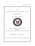 navy safety and occupational health (soh)