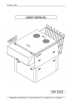 USER MANUAL DG 2220