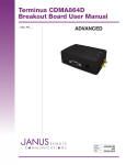 Breakout Board User Manual - Janus Remote Communications