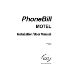 Installation/User Manual