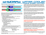 HYDRA 120 & HYDRA 240 OPERATION MANUAL Thank you for