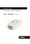 PCAN-LIN - User Manual