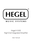 Hegel H160 High End Integrated Amplifier