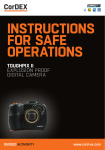 CorDEX ToughPIX II Safety Instructions