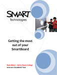 Getting the most out of your SmartBoard - Monsieur