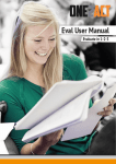 ONE2ACT Eval user manuaa for etacher and student