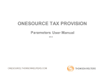 ONESOURCE TAX PROVISION