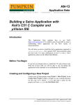 AN-13 Building a Salvo Application with Keil`s C51 C Compiler and