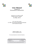 WebColorPicker User Manual