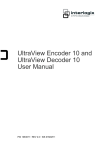 UltraView Encoder 10 and UltraView Decoder 10 User Manual