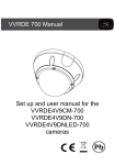 Set up and user manual for the VVRDE4V9CM