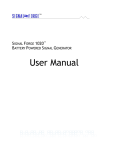 SF1020 User Manual