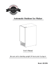 Automatic Outdoor Ice Maker Munual