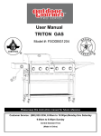 TRITON GAS User Manual - Academy Sports + Outdoors