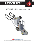 LAVINA® 13-S User Manual - Polished Concrete Solutions