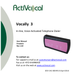 Vocally Freedom Users Manual