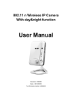 User Manual - IP CAMERA 3G